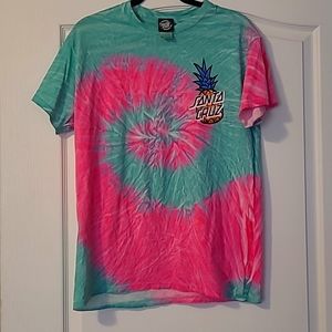Tie dye Santa Cruz shirt